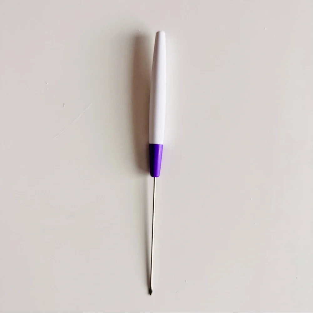 WILTON 9” Stainless Steel Purple & White Candy Fondue & Cake Pop Decorating Tool